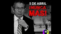 Fujimori Nunca Más. (Vía. Twitter)