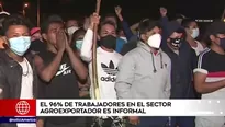 La protesta de los trabajadores agroexportadores