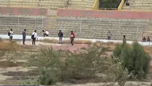 El abandono de los estadios del IPD. Foto y video: Unidad de investigación