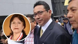 Abanto: "Denunciaré a Delia Espinoza por abuso de autoridad". Foto y video: Canal N/Andina