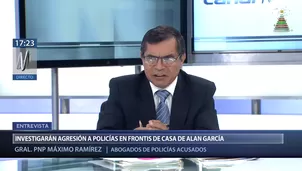 Vehículo de inteligencia estuvo fuera de la residencia del expresidente Alan García. Foto: captura de TV