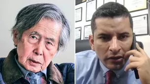 Alberto Fujimori y su abogado Elio Riera - Foto y video: Canal N