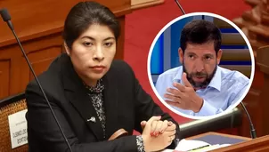 Betssy Chávez y su abogado, Raúl Noblecilla - Foto y video: Canal N