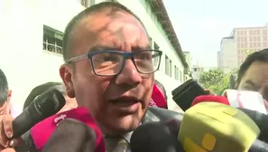 Grados: Esperamos que se dicte prisión preventiva contra Villar. Foto y video: Canal N