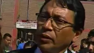 Humberti Abanto. Abogado de Fernanda Lora Paz