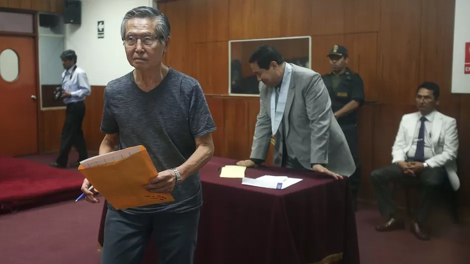 Paco Castillo y Alberto Fujimori. Foto: El Comercio