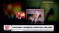 Jorge Yoshiyama confesó que había reclutado a varios aportantes falsos. Foto: captura de TV