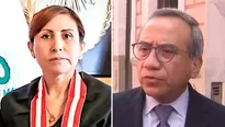 Patricia Benavides, exfiscal de la Nación y Samuel Abad, abogado de la JNJ - Foto y video: Canal N