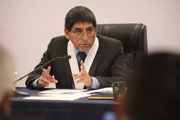 El juez Raúl Justiniano dictó 30 meses de prisión preventiva a Sada Goray y Mauricio Fernandini - Foto: Poder Judicial