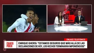 Enrique Ghersi sentó la posición del Swissotel en el caso Paolo Guerrero. Foto: América TV