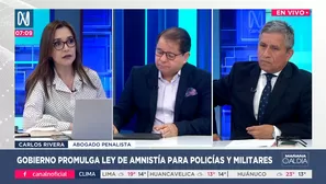 Expertos enfrentan posturas por ley de amnistía firmada por Boluarte