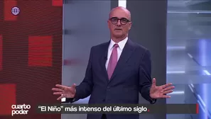 Abraham Levy señaló en Cuarto Poder que las temperaturas del mar superan los registros de 1983 y 1998. Video: Canal N