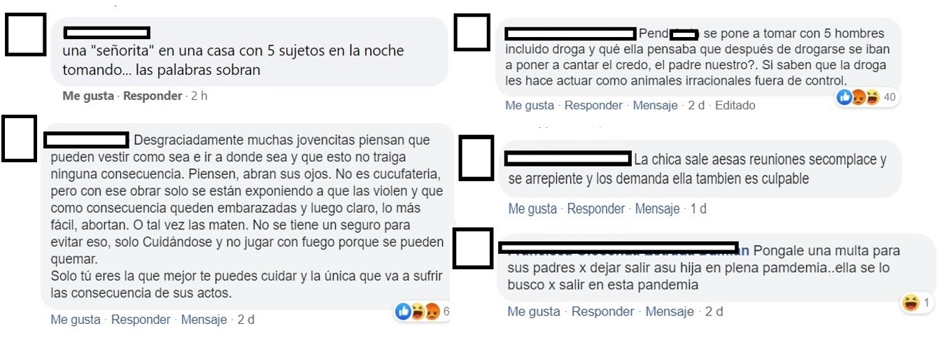 Comentarios que llegaron a nuestras redes sociales