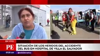 La herida permanece en un hospital de Villa El Salvador. Foto: América TV