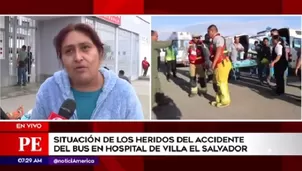 La herida permanece en un hospital de Villa El Salvador. Foto: América TV