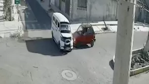 Accidente en Arequipa: Siete heridos tras choque de combi informal. Video: Canal N