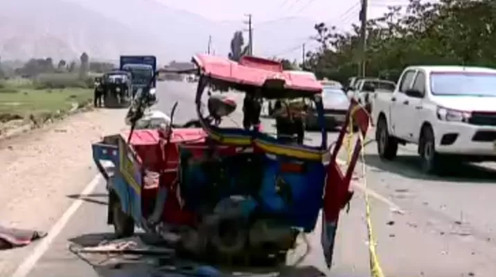 Accidente dejó el saldo de un menor de edad muerto y otros dos heridos / Foto: Canal N Accidente dejó el saldo de un menor de edad muerto y otros dos heridos / Foto: Canal N