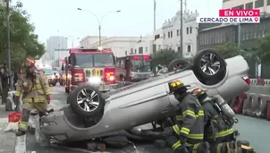 El accidente ocurrió aproximadamente a las 6:18 a.m. / Video: América Noticias