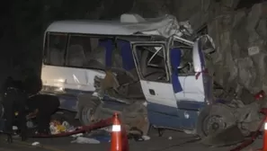 Accidente dej&oacute; como saldo 19 fallecidos. Foto: El Comercio