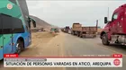 Accidente entre dos vehículos de carga pesada paraliza tránsito en la Panamericana Sur, en Ocoña