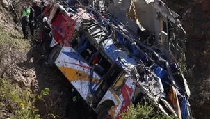 Accidente en Matucana: Hallan el cuerpo de uno de los pasajeros del bus volcado. Foto referencial: El Comercio