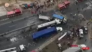 Accidente en Panamericana Norte deja un muerto y varios heridos