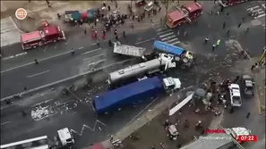Accidente en Panamericana Norte deja un muerto y varios heridos/ Video y Foto: América Noticias