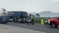 Bomberos de la compañía 73 de Barranca y maquinaria especializada llegaron al lugar para realizar las tareas de rescate. / Video: Canal N