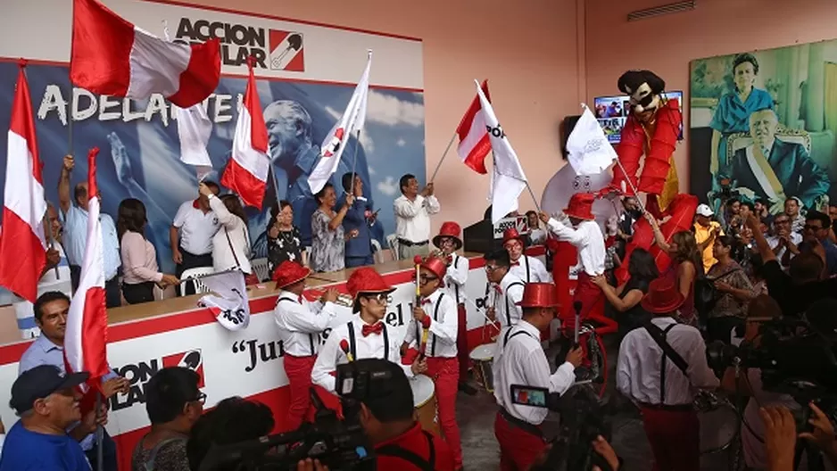 Acción Popular se refirió a su participación en el próximo Congreso. Foto: El Comercio