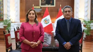 Dina Boluarte y Mesías Guevara. Foto: Presidencia / Video: Canal N