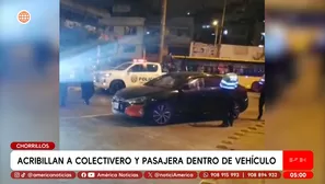 Acribillan a colectivero y pasajera dentro de auto en Chorrillos. Foto y video: América Noticias