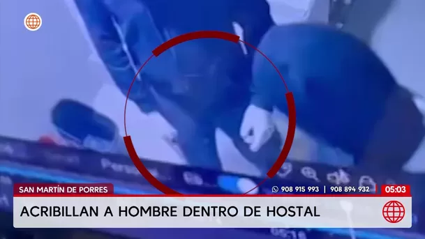 Acribillan a un hombre dentro de un hostal en San Martín de Porres. Foto: América Noticias