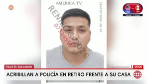 Acribillan a policía en retiro en Villa El Salvador. Foto y video: América Noticias
