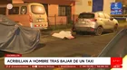Acribillan a venezolano tras bajar de taxi en calle de Chorrillos