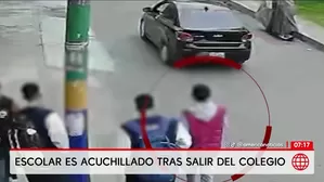 Acuchillan a escolar tras salir de colegio en San Martín de Porres. Foto y video: América Noticias