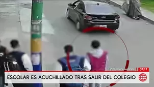 Acuchillan a escolar tras salir de colegio en San Martín de Porres. Foto y video: América Noticias