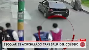 Acuchillan a escolar tras salir de colegio en San Martín de Porres. Foto y video: América Noticias