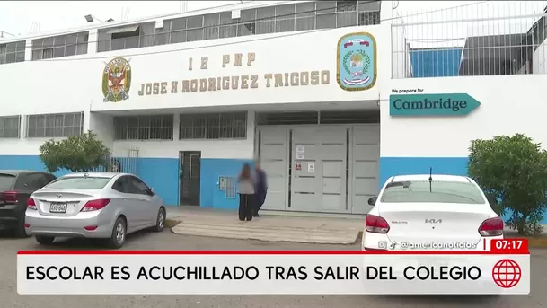 Acuchillan a escolar tras salir de colegio en San Martín de Porres. Foto: América Noticias Acuchillan a escolar tras salir de colegio en San Martín de Porres. Foto: América Noticias