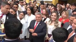 Acuña celebra mientras investigan caso Procompite en La Libertad. Foto y video: Canal N/Andina