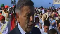 César Acuña en Huanchaco.