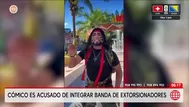 Acusan a cómico de integrar banda de extorsión