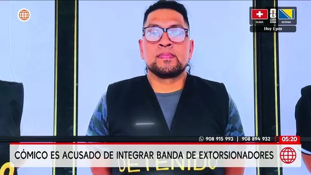 Acusan a cómico de integrar banda de extorsión. Foto: América Noticias Acusan a cómico de integrar banda de extorsión. Foto: América Noticias