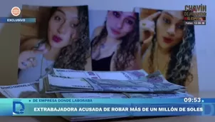 Milagros Panta: ex trabajadora habría robado más de un millón de soles a su empresa. Foto y video: Domingo al día