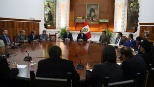 Martín Vizcarra se reunió con seis bancadas del Congreso. Foto: Presidencia de la República