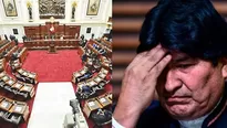 Congreso de la República y Evo Morales