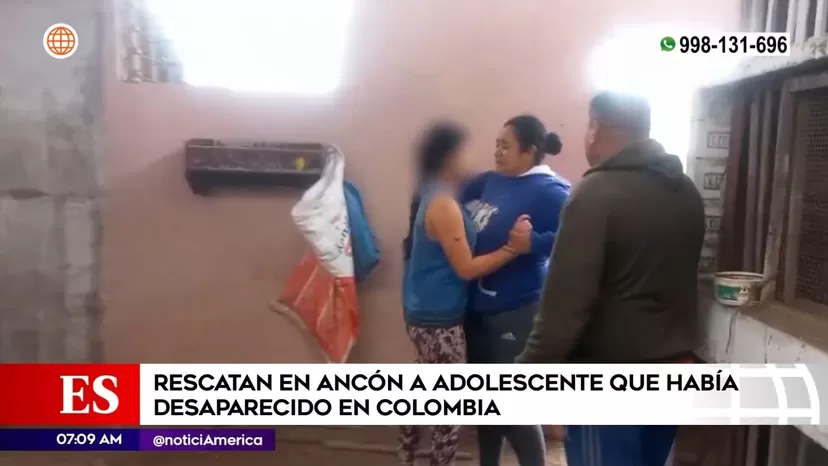 Adolescente fue hallada en Ancón tras ser reportada como desaparecida en Colombia