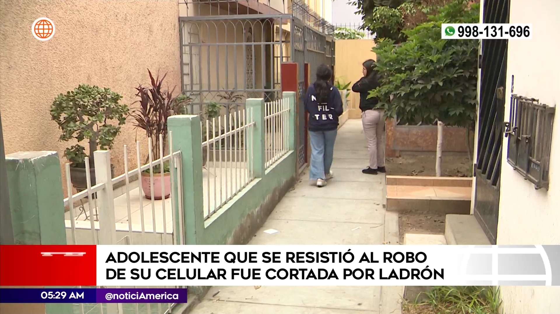 Asalto sucedió en el pasaje San Román | Imagen: América Noticias