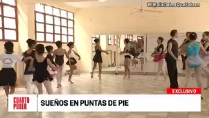 Niños ven en el ballet un vehículo para desarrollarse y superarse. Foto: Cuarto Poder