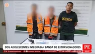 Adolescentes integraban banda de extorsionadores en SMP