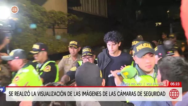 Adrián Villar continúa detenido: Se visualizó imágenes de cámaras de seguridad. Foto: América Noticias